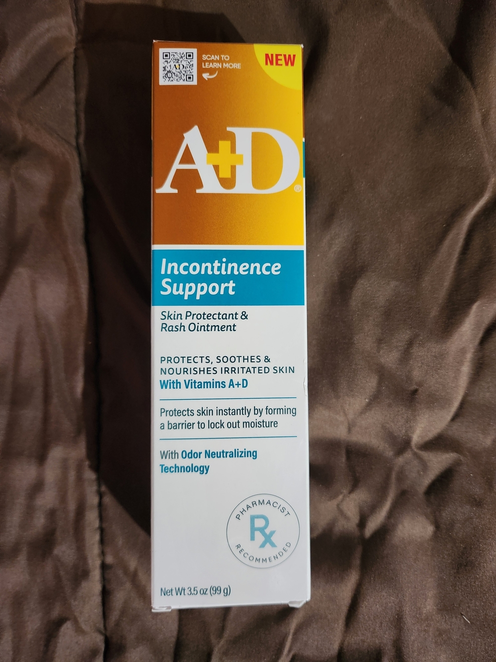 8 Incontinence Support Skin Protectant & Rash Ointments - Orange/White